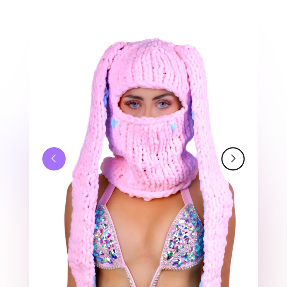 The Lumi Shop Pink & Blue Bunny hat/beanie